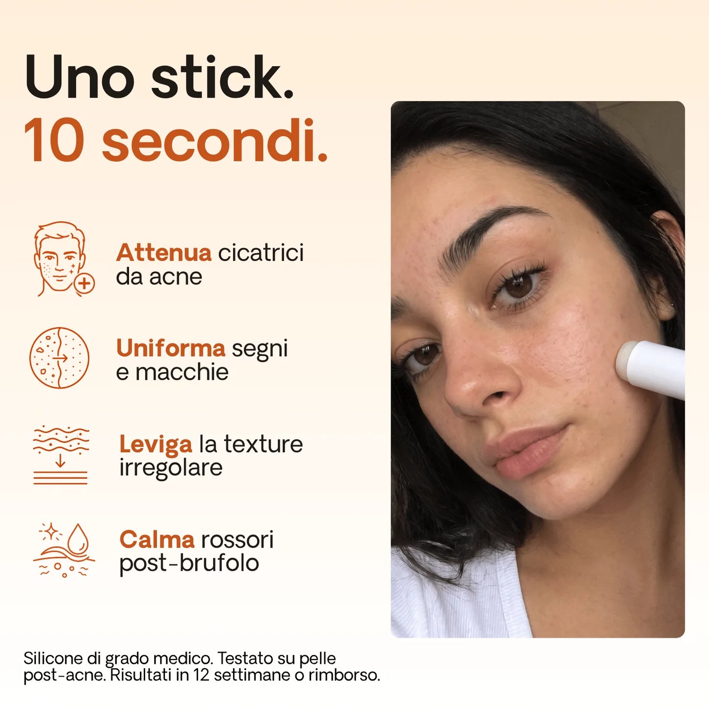 Stick Riparatore per Cicatrici da Acne