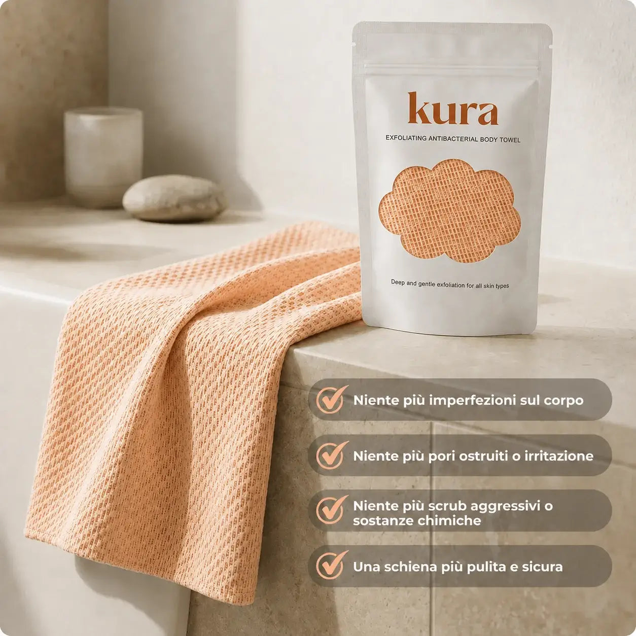 Panno Esfoliante Corpo Anti-Acne™